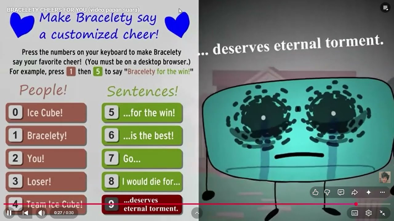 Deserves eternal torment(BFDI soundboard)