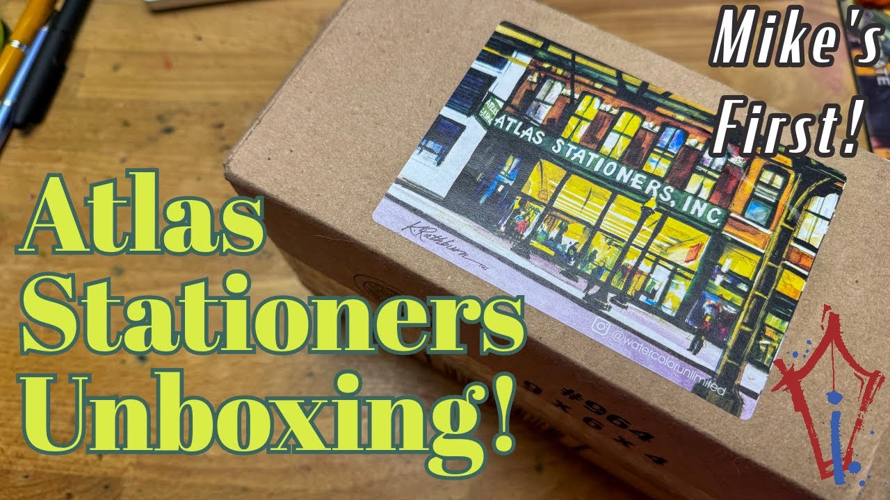 Mike's First Atlas Stationer's Unboxing! It's got it all: Inks, Paper, and a Pen!