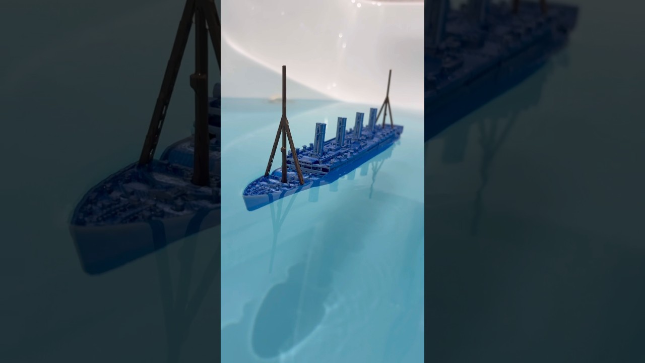 Diamond Titanic Model Sinking! #titanic
