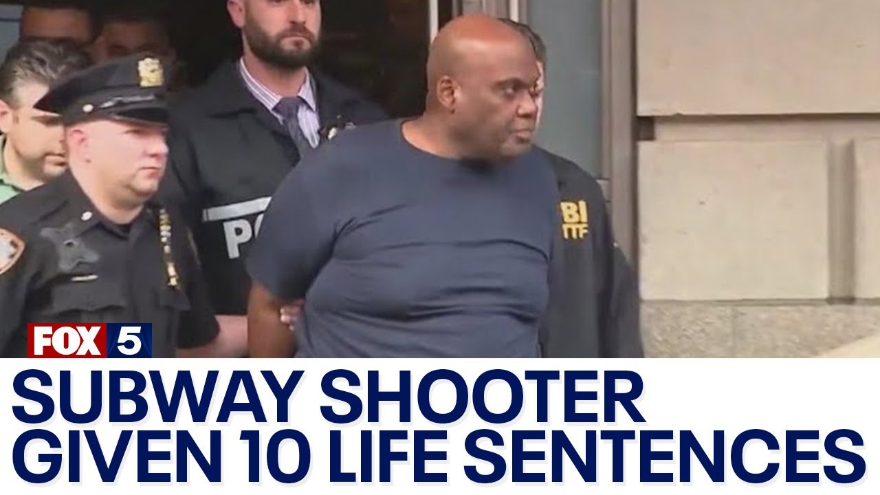 NYC subway shooter given 10 life sentences