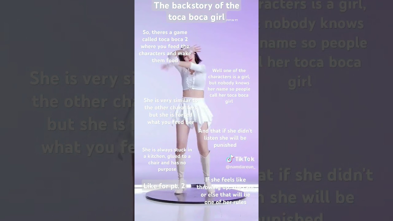 the backstory of toca boca girl