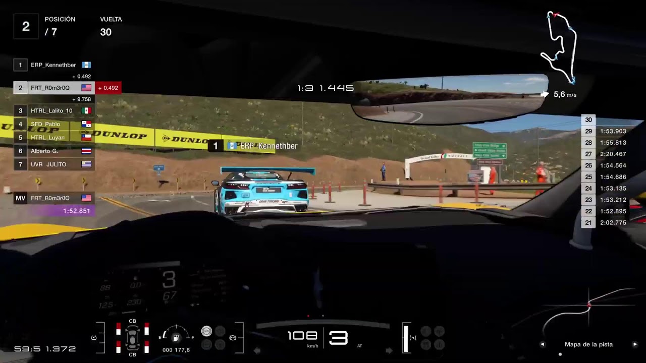 GT7 HTRL League GTWS Nations Cup Corvette C8 Special Race (Sin Comentarios)