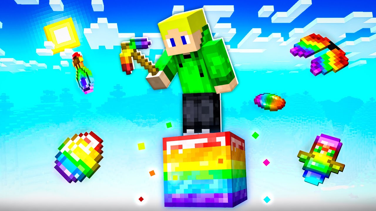 Minecraft, de az EGÉSZ VILÁG egyetlen OP BLOCKBÓL áll!!