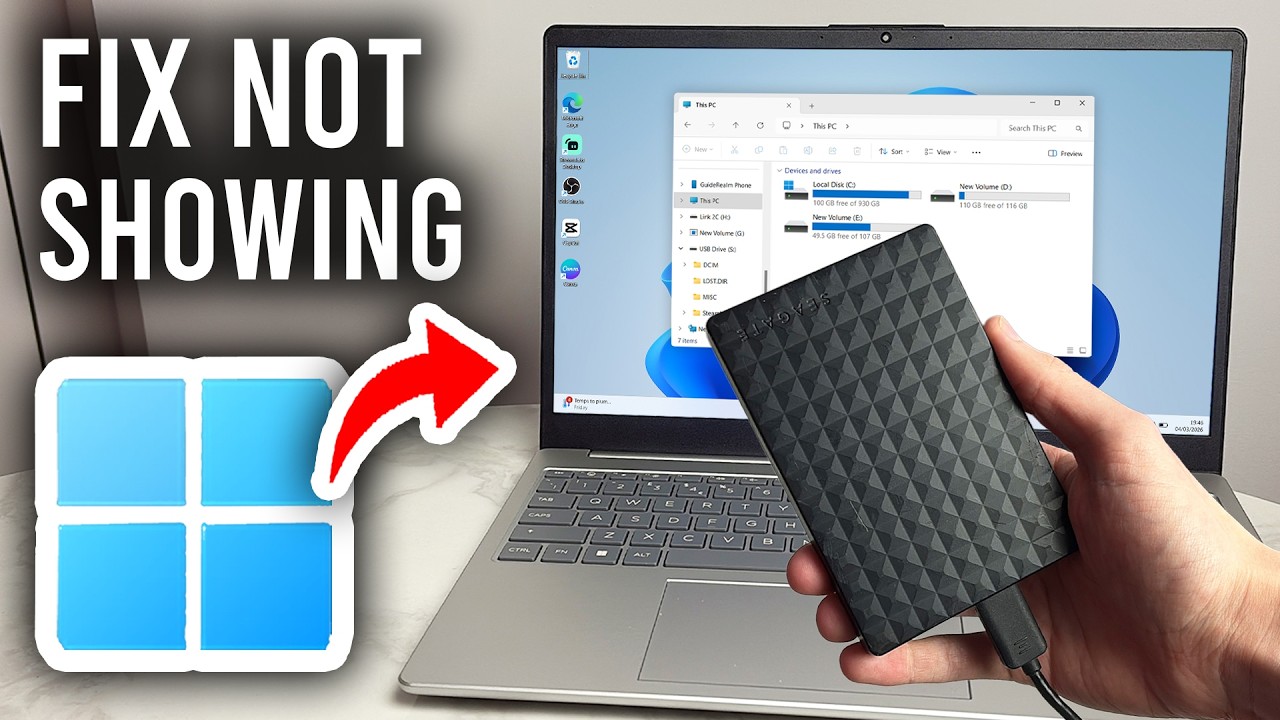 How To Fix External Hard Drive Not Showing Up - Full Guide