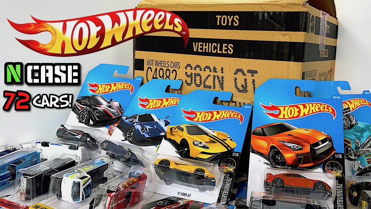 Unboxing Hot Wheels 2017 N Case 72 Car Assortment!