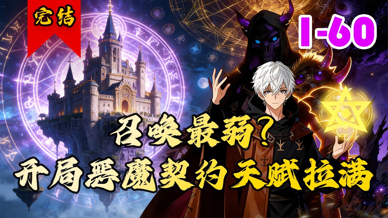 🔥已完结《召唤最弱？开局恶魔契约天赋拉满》共60集 | 穿越深渊横行的高武世界，郑宇放着顶流战士不选，偏扎