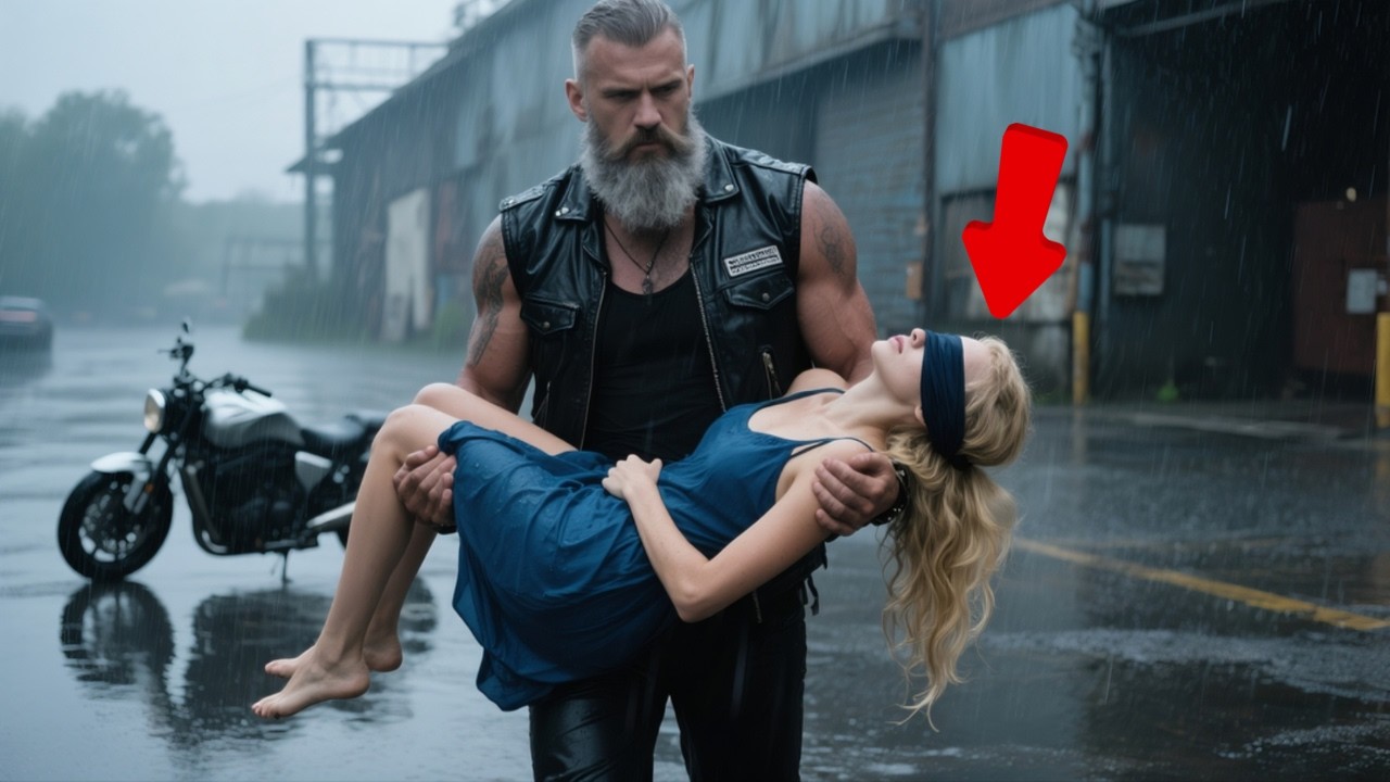Hells Angel Spotted a Blind Girl Abandoned at a Bus Stop — The Truth Behind It Shocked Him