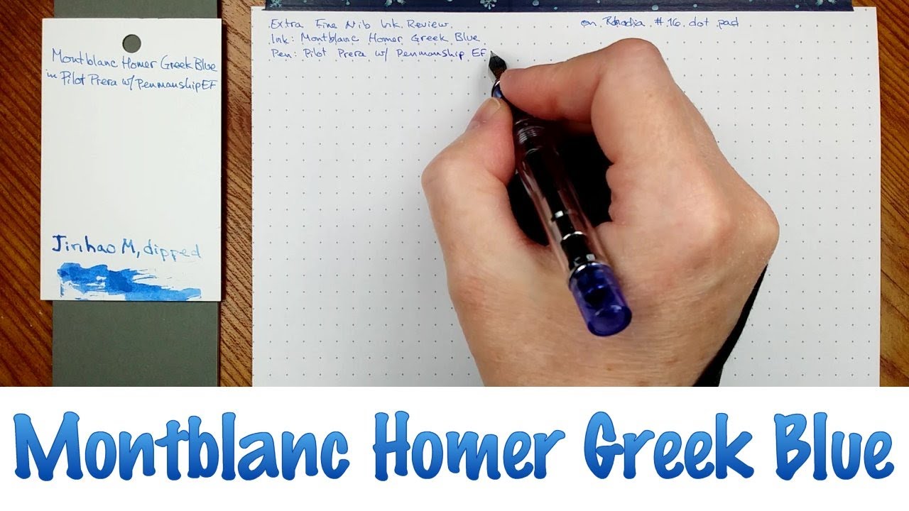 Montblanc Homer Greek Blue