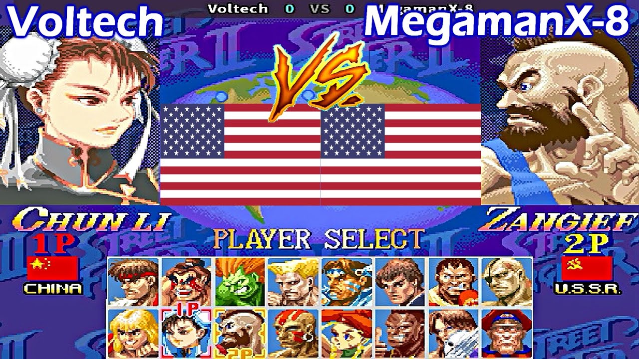 Super Street Fighter II X: Grand Master Challenge - Voltech vs MegamanX-8