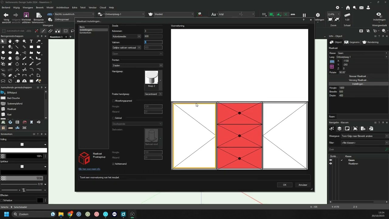 Maatkast | Vectorworks