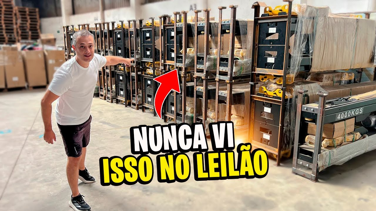 SÓ COM ISSO dá PARA MONTAR UMA OFICINA E ATÉ MESMO UMA CASA INTEIRA. *LEILAO DE PRODUTOS*