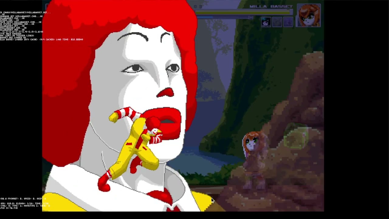 [MUGEN]: Donald VS Team Lilac