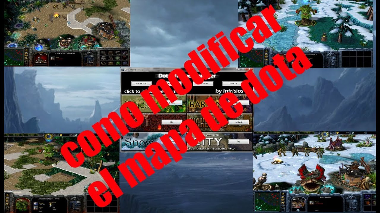 Como Modificar El Mapa De Dota 1