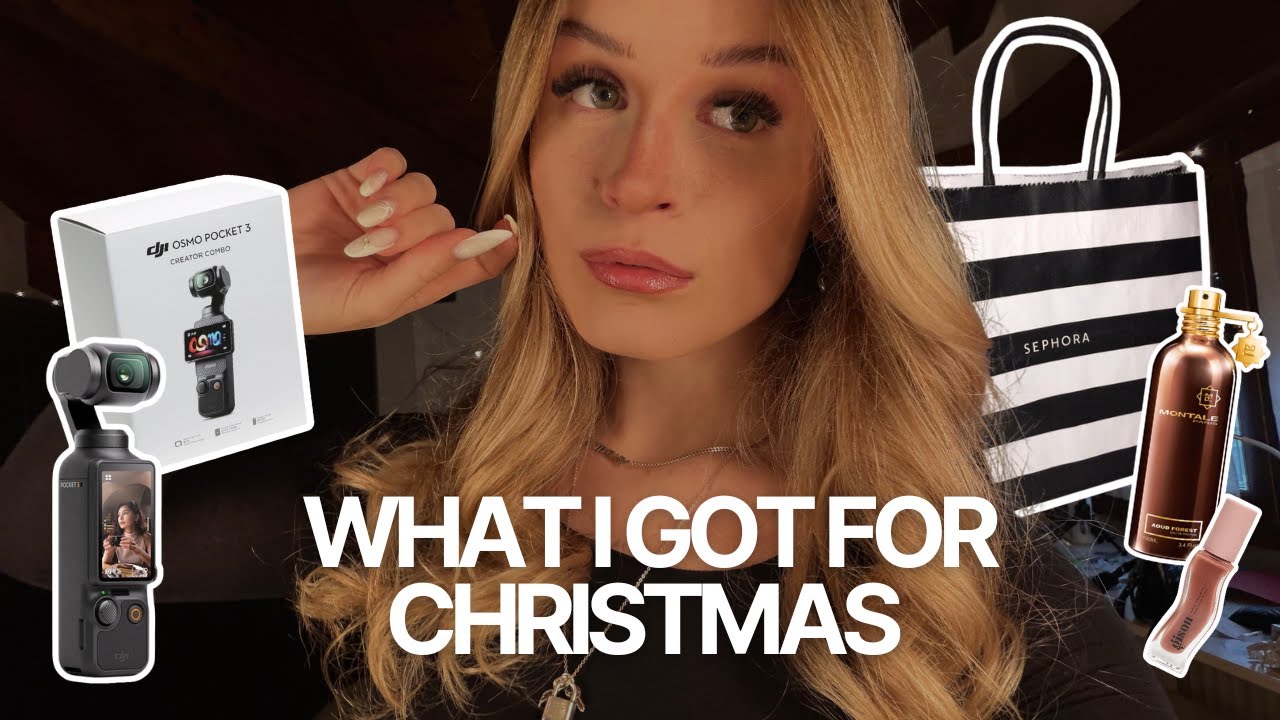 I MIEI REGALI DI NATALE 2025 𐙚₊˚⊹♡ | dji osmo pocket 3, montale perfume, sephora, primark & more !