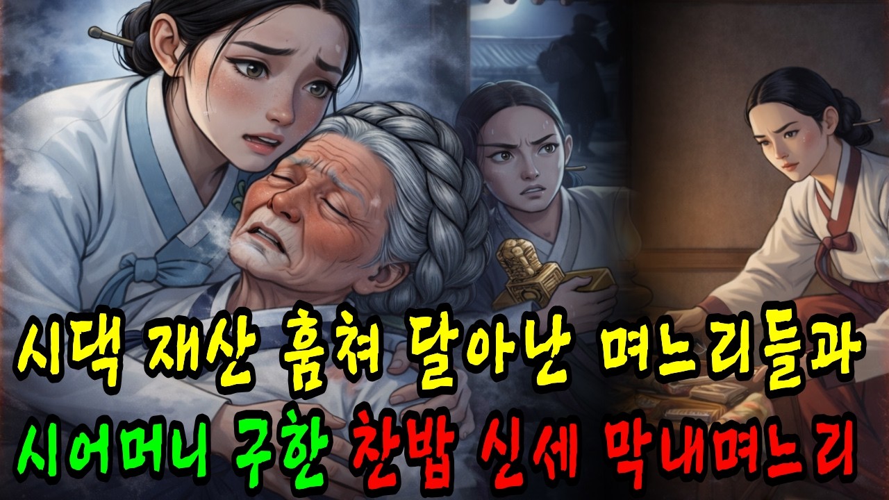 시댁 재산 훔쳐 달아난 자식들, 끝까지 남은 며느리가 집안을 살렸다. |조선시대 야담 | 옛날이야기 | 오디오 이야기