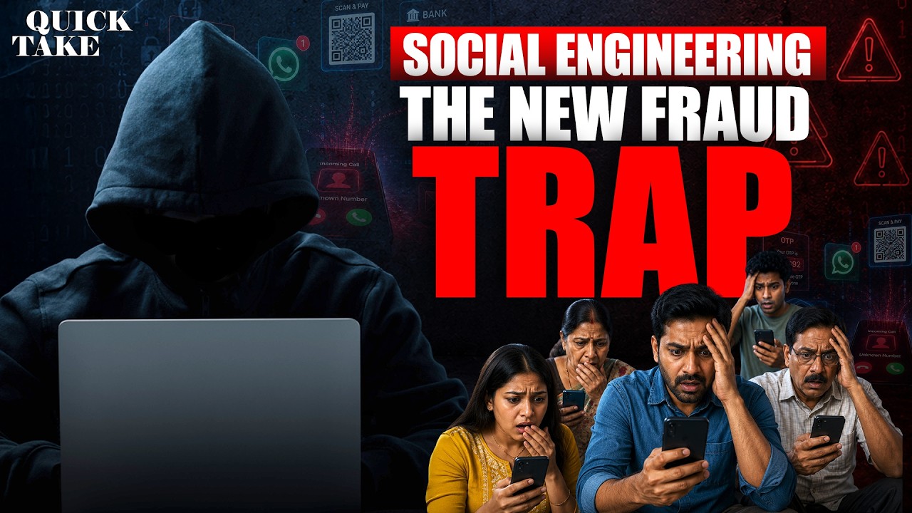 Social Engineering Scams: How Fake Calls and Messages Trap Victims | Quick Take with Smita Prakash