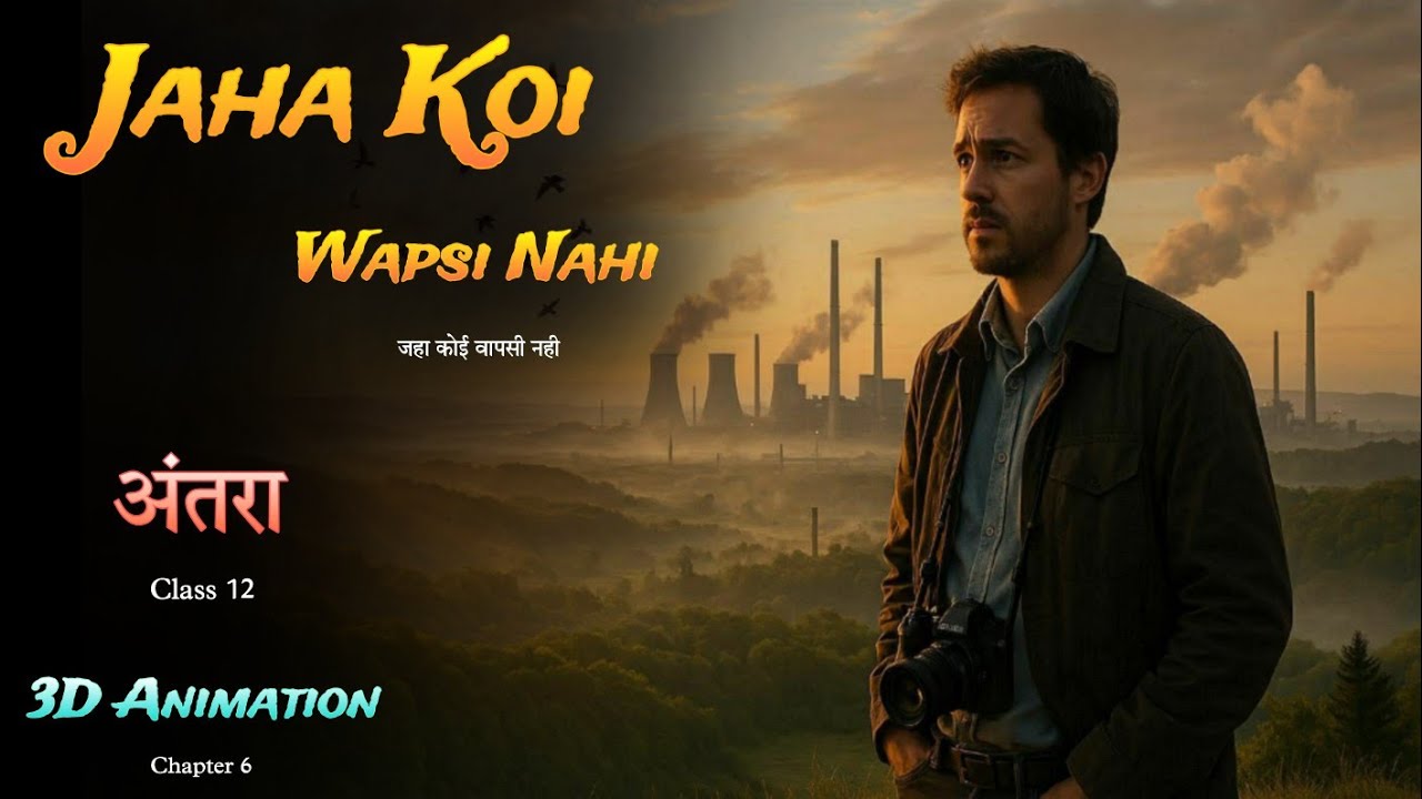 Jaha Koi Wapsi Nahi Class 12 || Jaha Koi Wapsi Nahi Class 12 Animation || Class 12 Antra Chapter 6