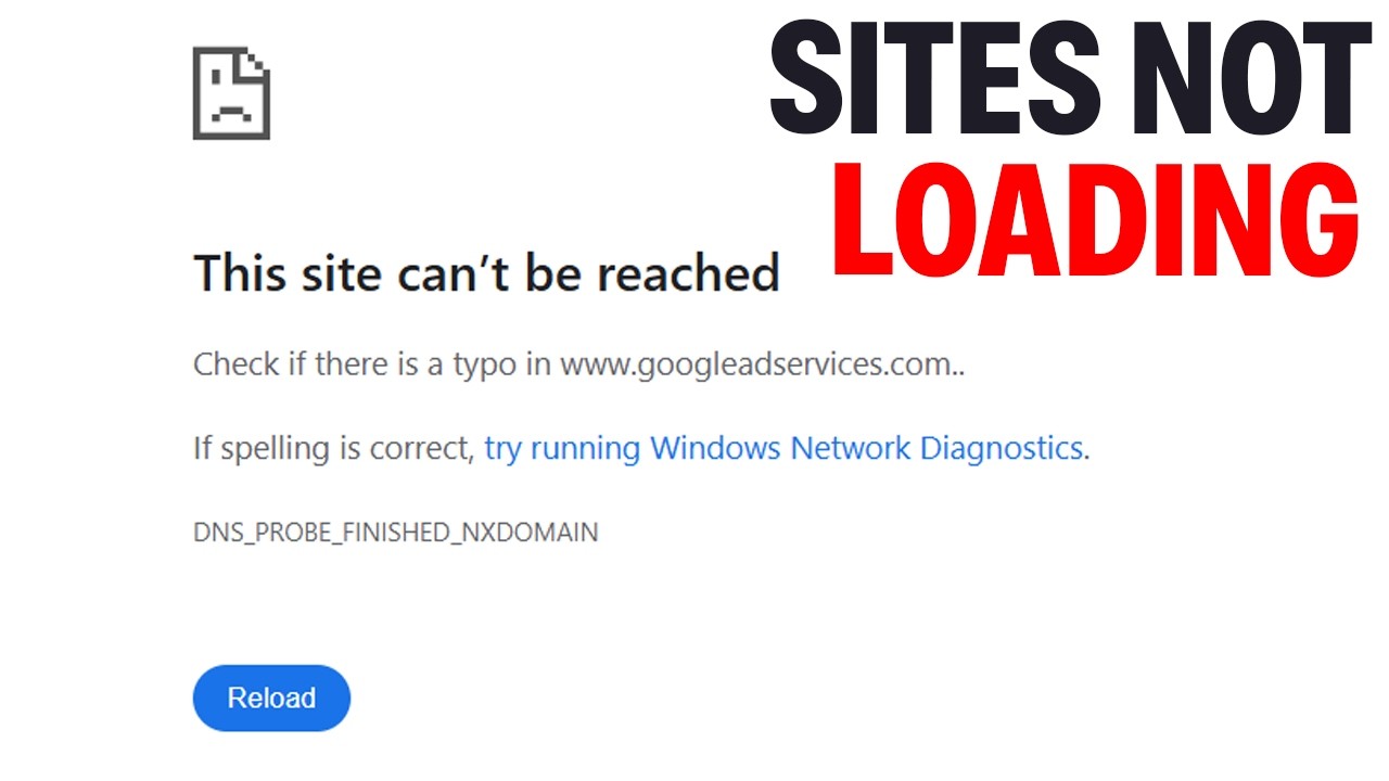 How to Fix Some Websites Not Opening on Any Browser (Sites Not Loading Fixed)