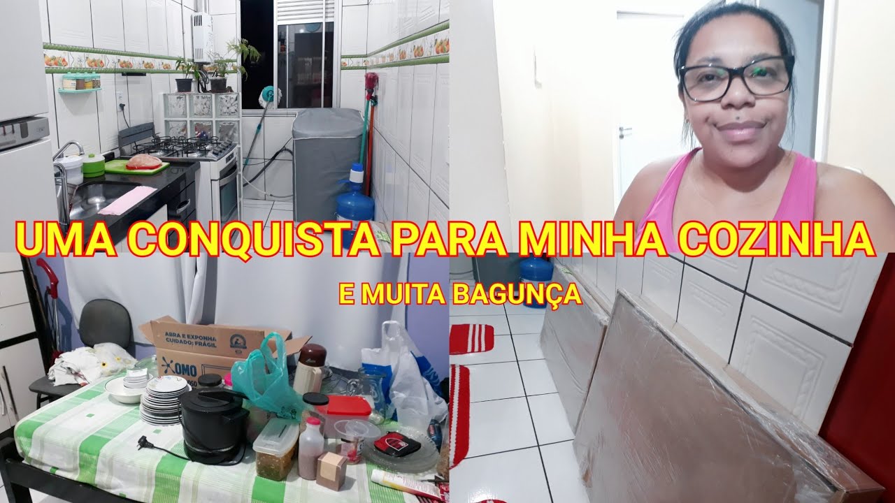 UMA CONQUISTA PARA MINHA COZINHA + MUITA BAGUNÇA | Ana Carolina