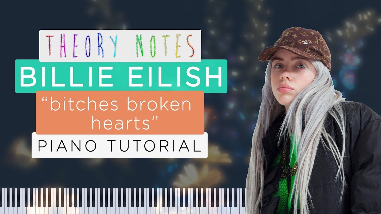 How to Play Billie Eilish - bitches broken hearts | Theory Notes Piano Tutorial