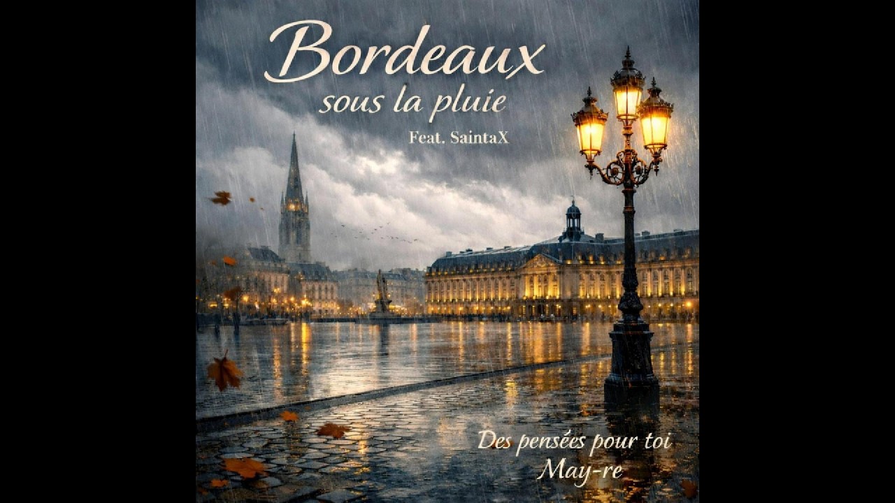 Titre : Bordeaux sous la pluie - Février 2026 - Feat . SaintaX