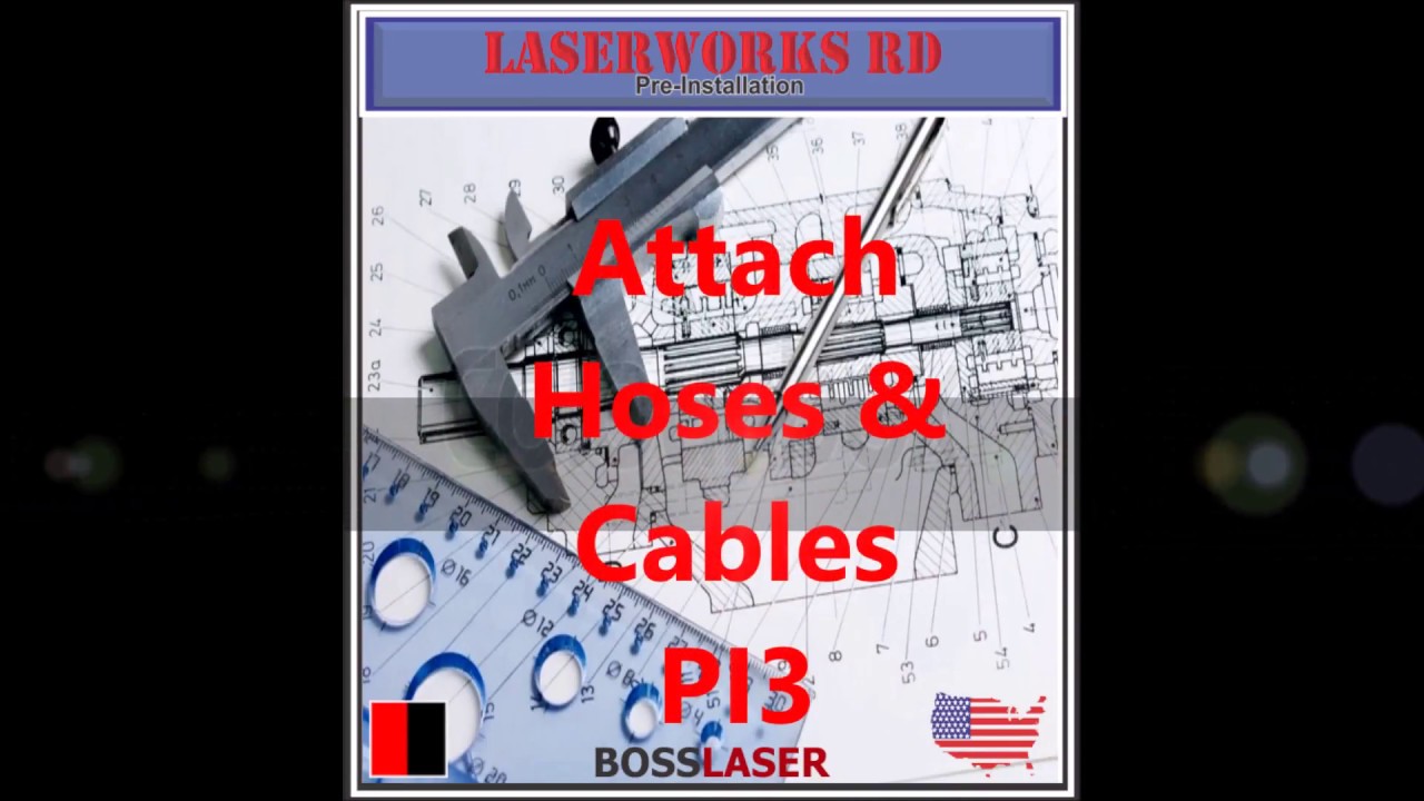 Laserworks\RDworks Attach Hoses & Cables to Laser