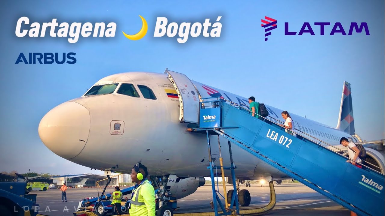 TRIP REPORT #9 | LATAM Colombia | Cartagena (CTG-BOG) Bogotá (Vuelo nocturno 🌙 )