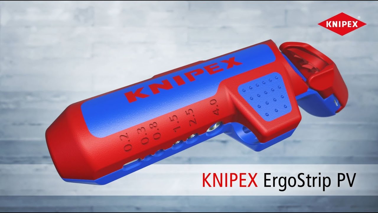 ErgoStrip® PV (16 95 03 SB) Abmantelungswerkzeug - schnell  und einfach PV-Kabeln abisolieren
