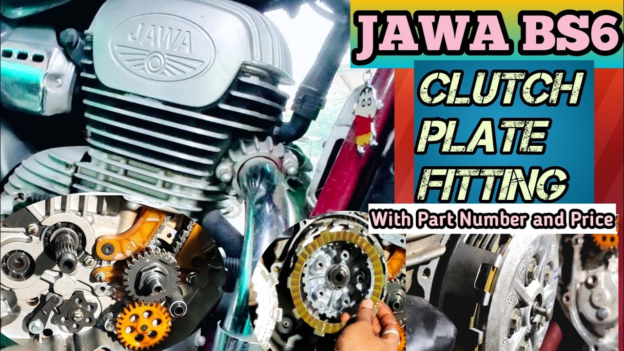 JAWA BS6 Clutch Plate Change🛠️ With Price & Part No. #jawabs6clutchplatefitting#jawabs6 #clutchbox