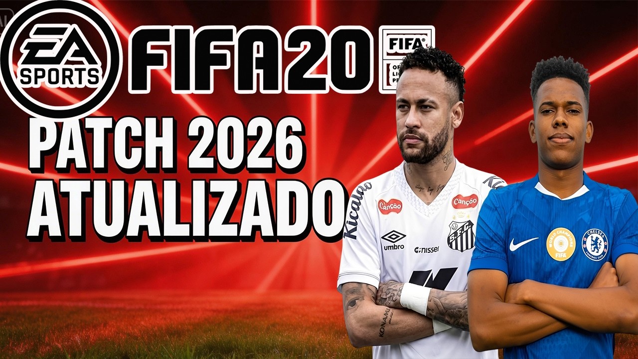 FIFA 2020 PATCH 2026 (2GB) 🔥 PC FRACO | BRASILEIRÃO + EUROPA + LIBERTADORES | EAFC 26 ATUALIZADO 1.3