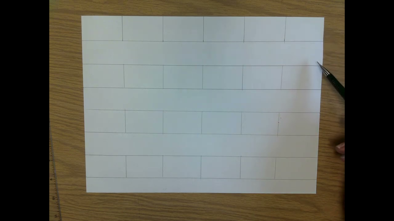 Drawing a brick wall