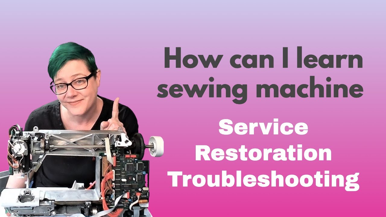 How can I learn sewing machine service, troubleshooting, and restoration?