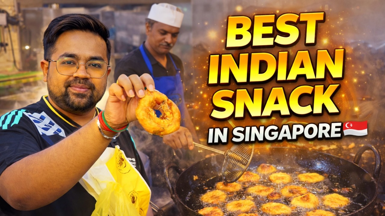 சிங்கப்பூர்-ல FAMOUS Prawn வடை | Iconic Foods In Singapore Ep.6 | The Original Vadai