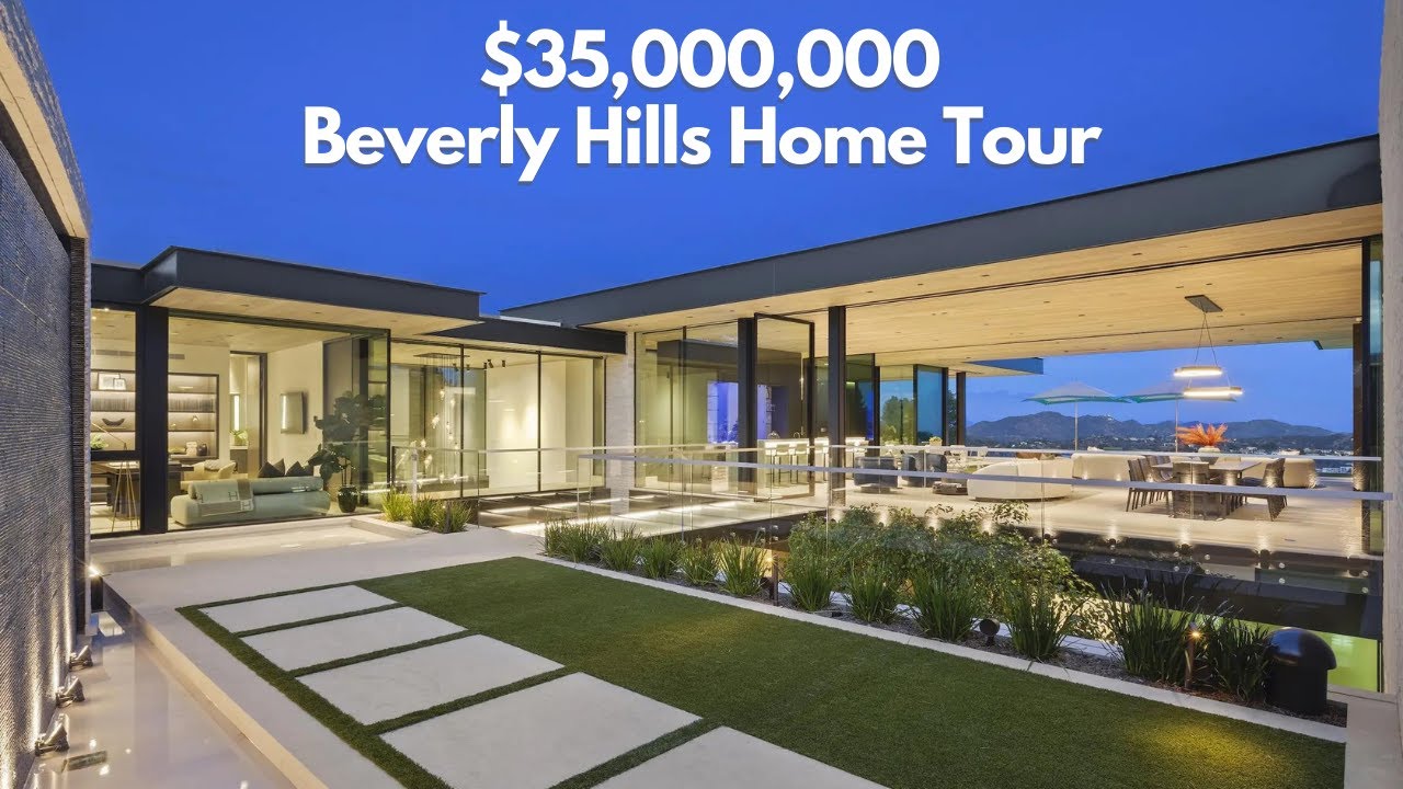 Inside a Magical $35M Beverly Hills Luxury Home | Los Angeles Property Tour