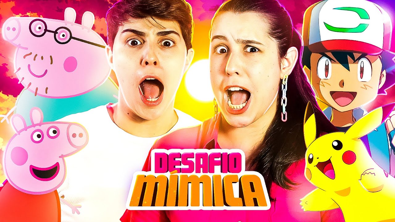 ADIVINHANDO OS PERSONAGENS PELA MÍMICA! Ft @itsjazzb