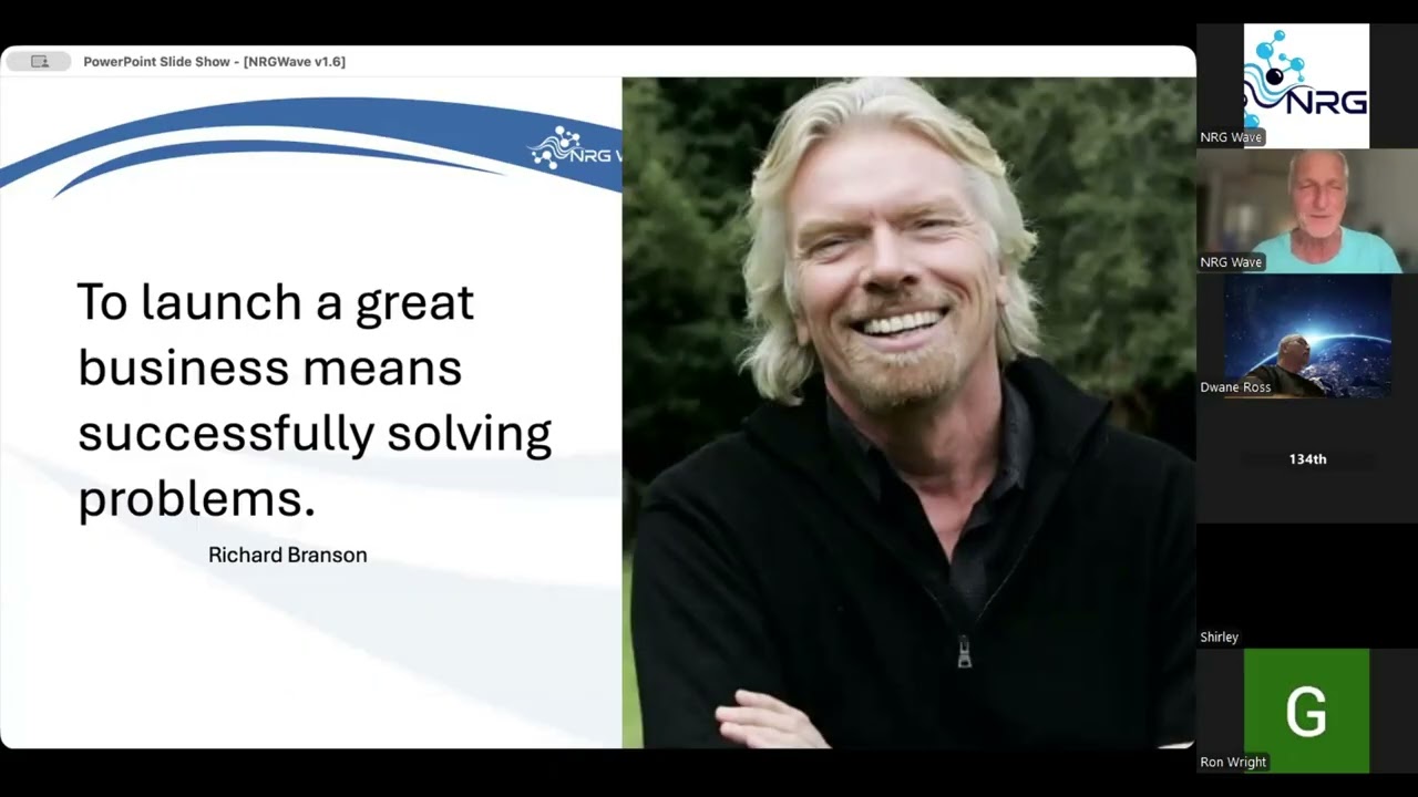 NRG Wave Presentation New Health & Wealth Opportunity Become A Founding Team Member Join For Free
