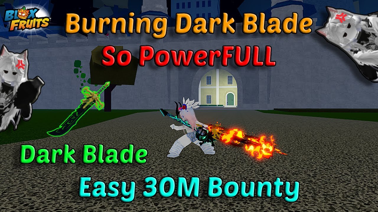 Burning Dark Blade So OP With Portal + Sanguine Blox Fruits Highlight 30M Bounty Hunting