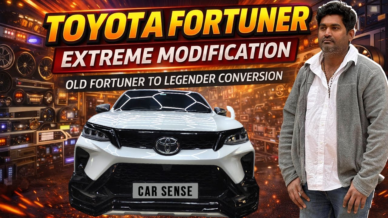 Toyota Fortuner Complete Modification | Fortuner to Legender Conversion | Car Modification Chennai