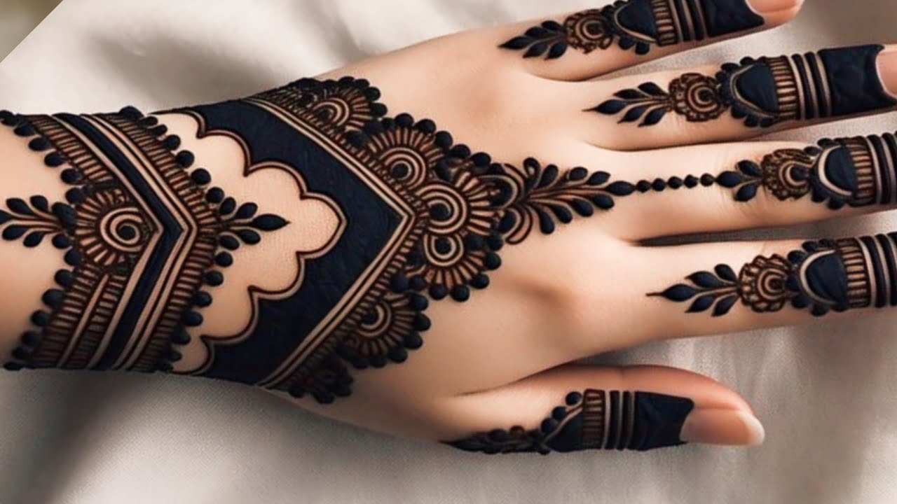 New stylish mehndi design 2025 l Easy Arabic mehndi design l mehndi Ka designs l zahreen henna art l