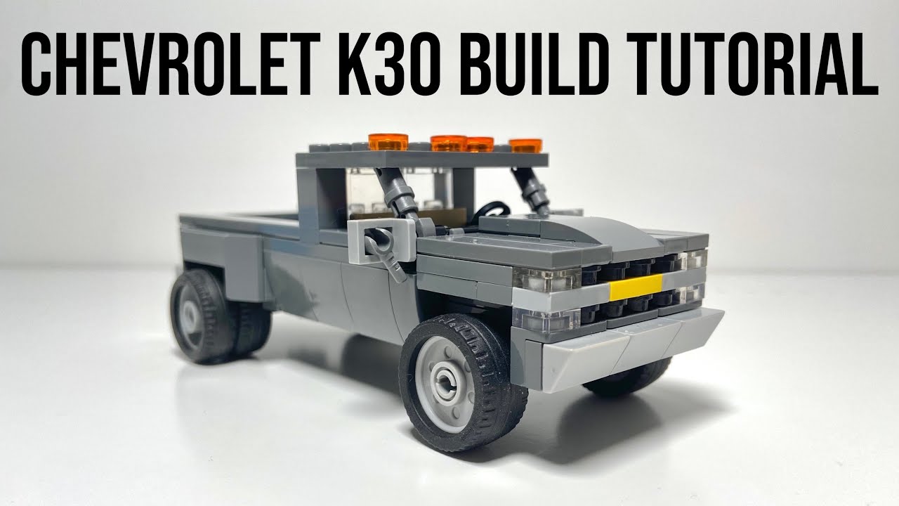 LEGO Chevrolet K30 Square Body Dually Build Tutorial