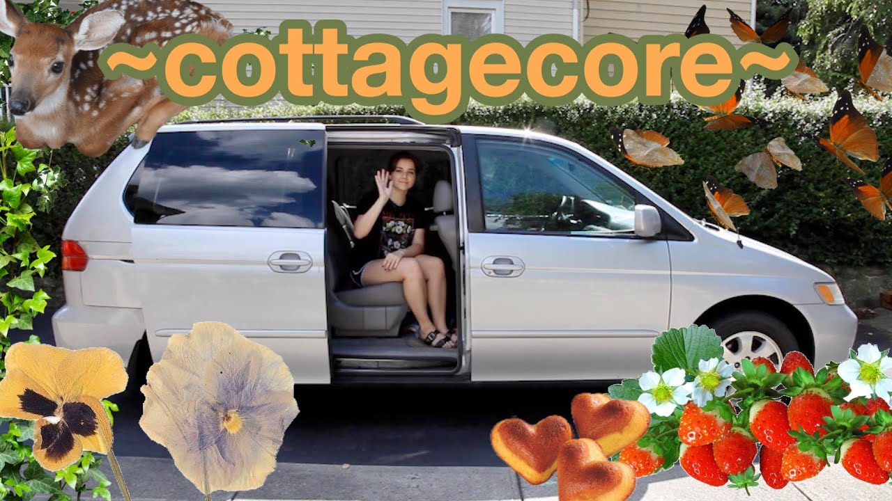 I (tried to) make my minivan a cottagecore minihome