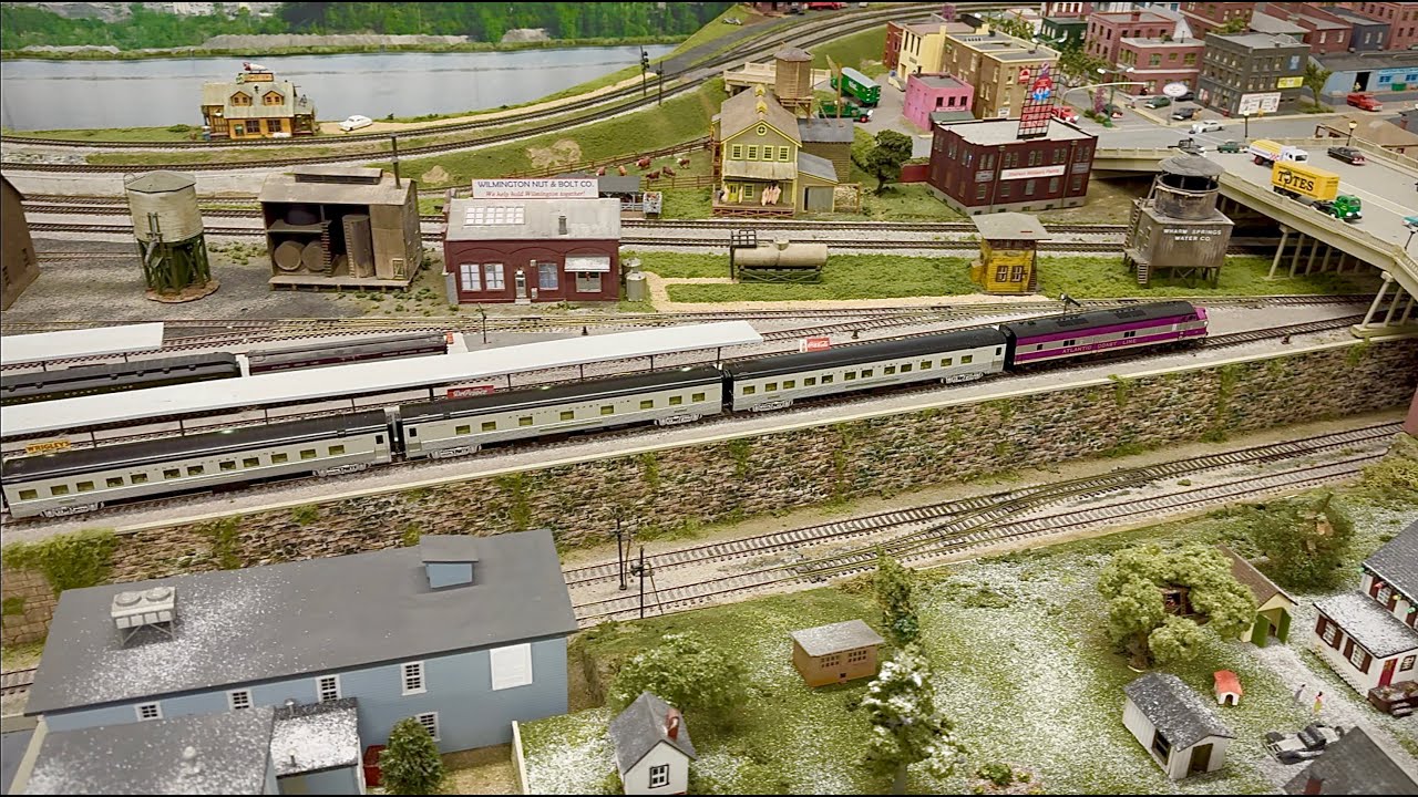 Beautiful HO Scale Model Train Layout at the Wilmington Railroad Museum