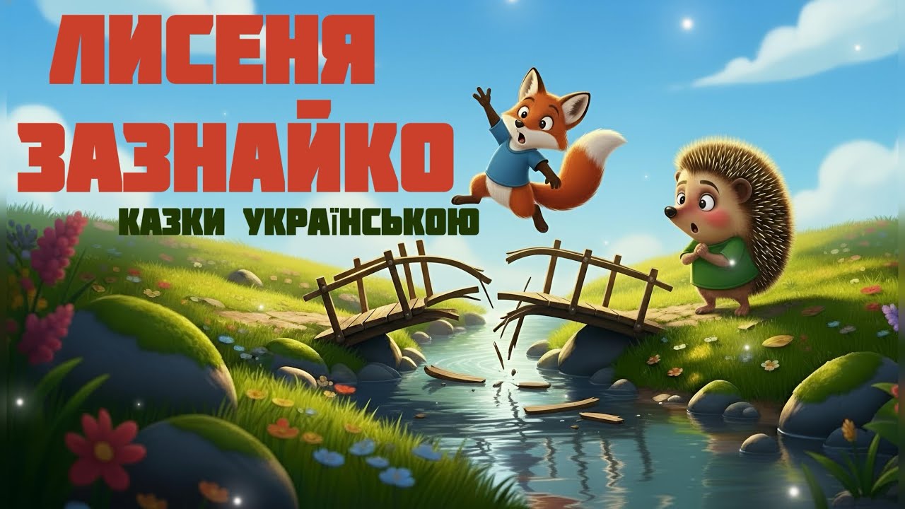 ЛИСЕНЯ ЗАЗНАЙКО.Українська дитяча казка 📖 - добра казка на ніч✨