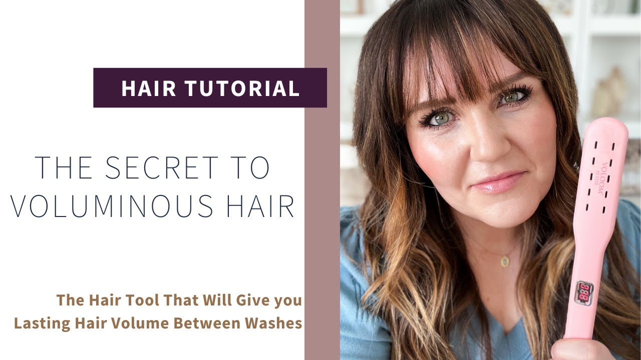 The Secret to Getting Good Hair Volume | Hair Tutorial and Review of the Voloom Rootie Hair Tool