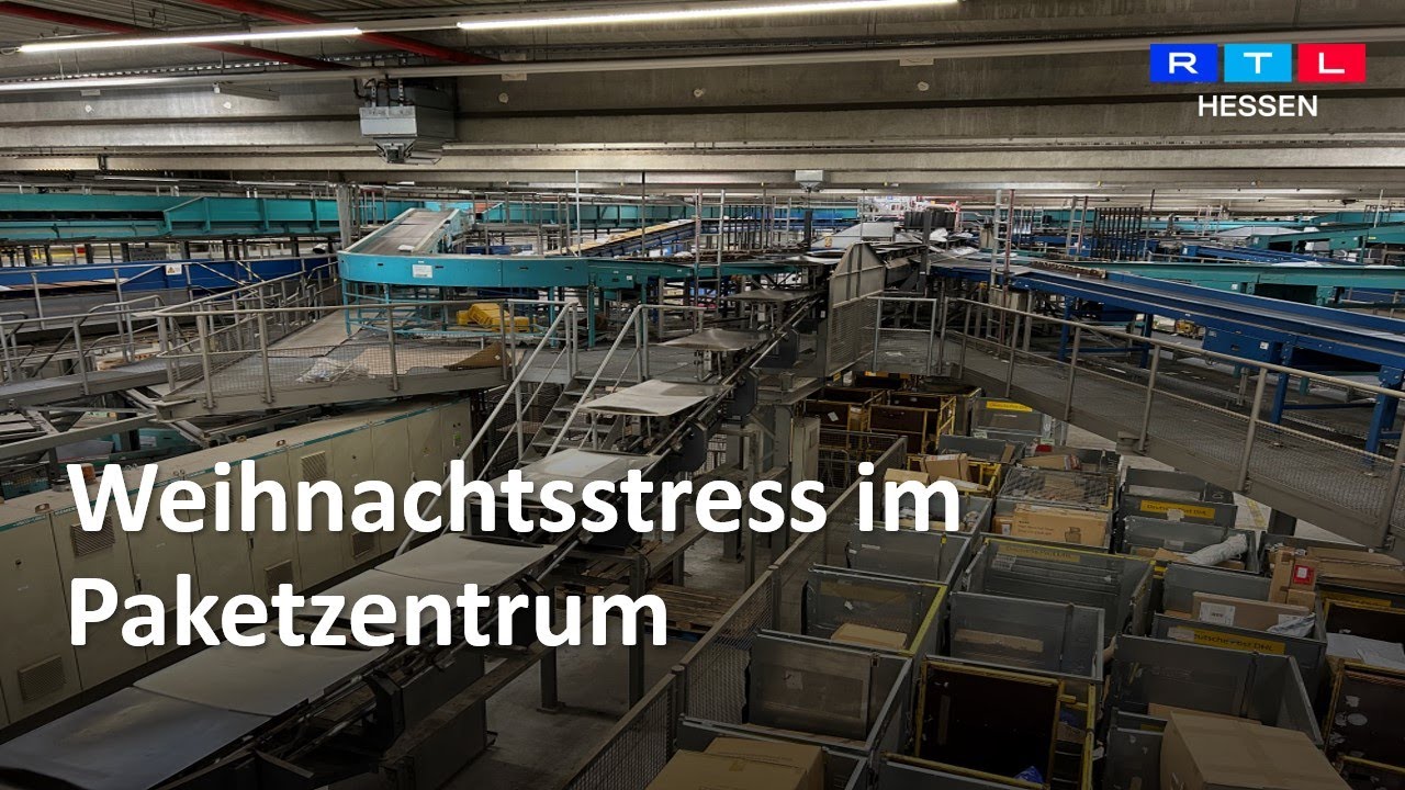 So wird im Paketzentrum Rodgau geschuftet