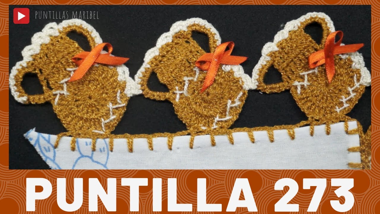 Puntilla 273 | OLLITAS DE BARRO | Cristy Salgado | Puntillas Maribel