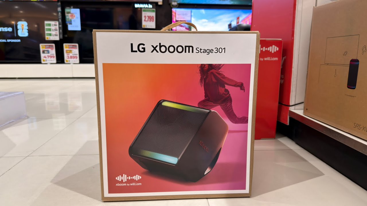  LG Xboom Stage 301 Unboxing & First Look | 120W Party Speaker with AI Sound