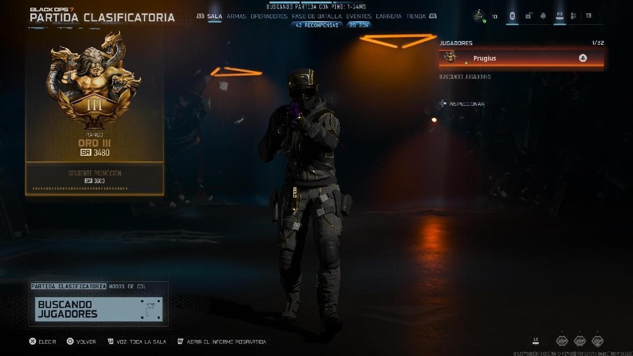 Call of Duty bo7: partida en rankeds