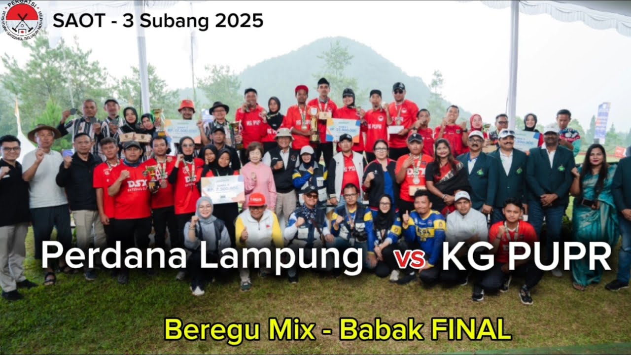 SAOT 3 Beregu Mix FINAL + PENALTI : Perdana Lampung vs KG PUPR - Gateball ESSA Sari Ater Subang 2025