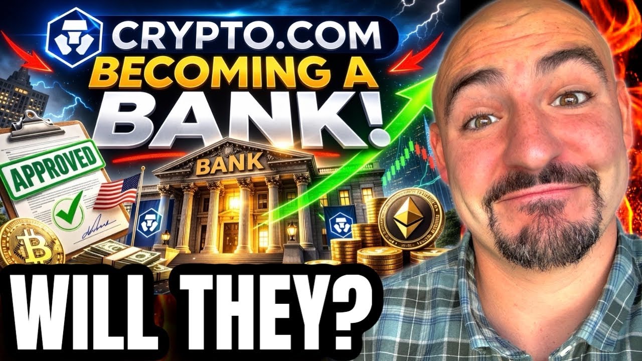 Is Crypto.com Going To Become A Bank? (CRO COIN PRICE NEWS!)